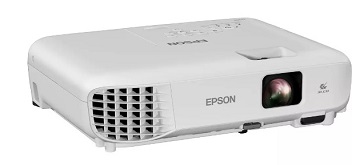 Videoproiector Epson EB-W53, 3LCD, WXGA, 4000 lm, 16.000:1, HDMI, USB 2.0, telecomanda, alb